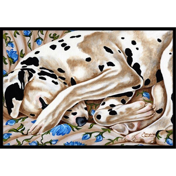 Carolines Treasures Bed of Roses Dalmatian Indoor or Outdoor Mat- 18 x 27 AMB1407MAT - main